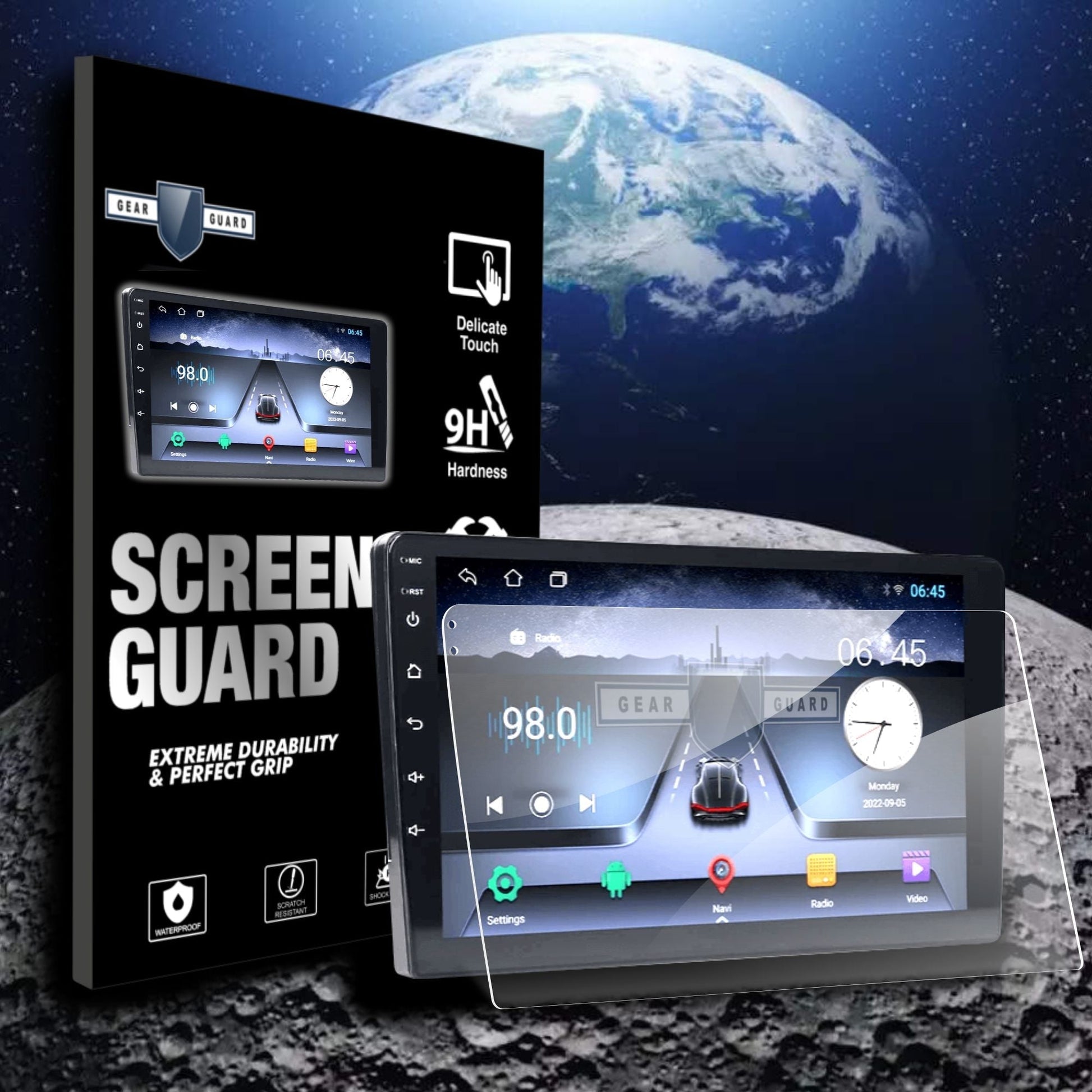 Aftermarket 9"inch Hypersonic Accessories Touch Screen Guard - HYPERSONIC_9