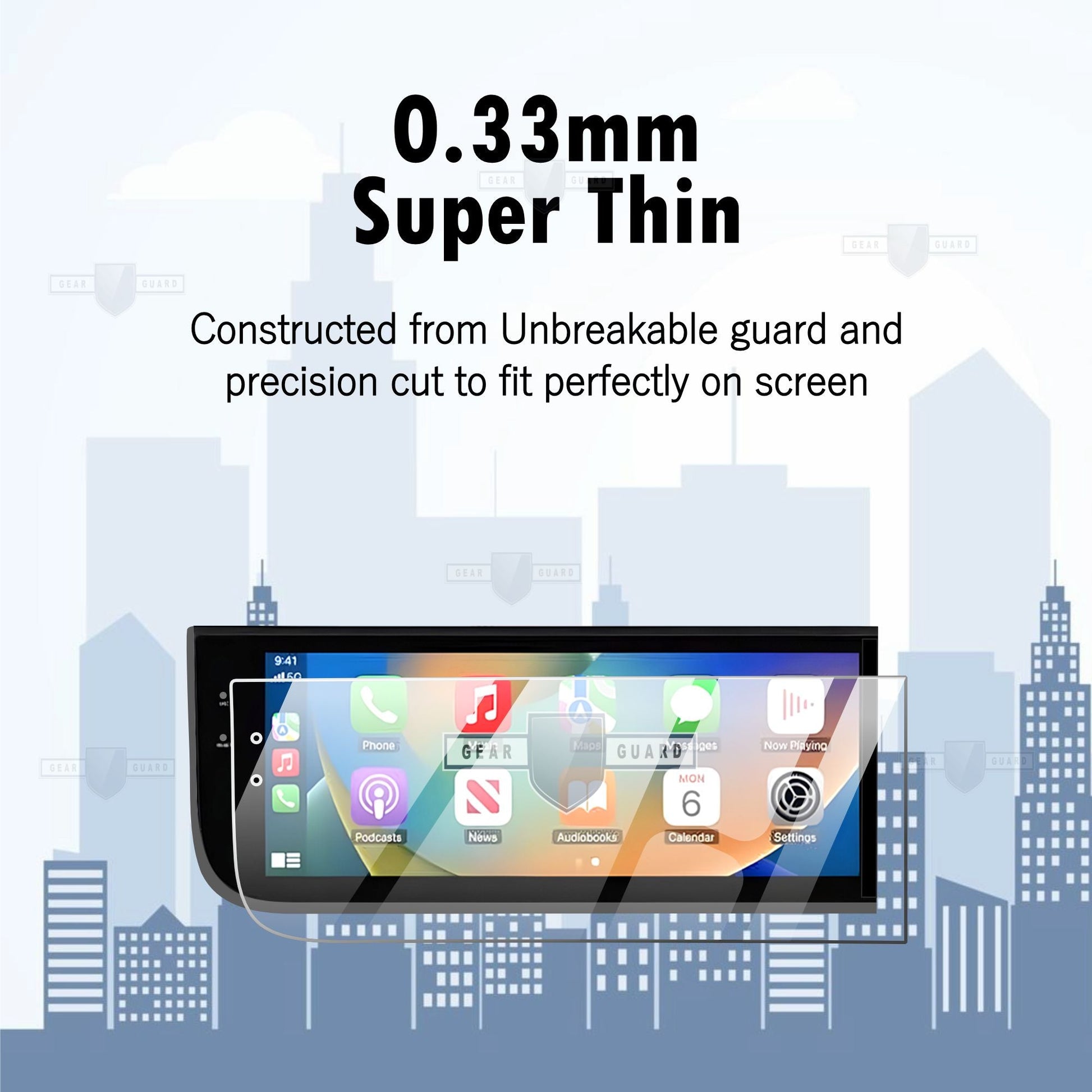 Aftermarket Screen Guard For Hyundai Creta Facelift 12.3 inch Infotainment System [2024 - 2026] - M12-3C_AFTER_MARKET-1