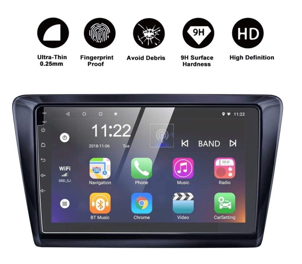 Aftermarket Universal 10 inch Android Stereo Touch Screen Guard [2020-2024] -M10C_UNI