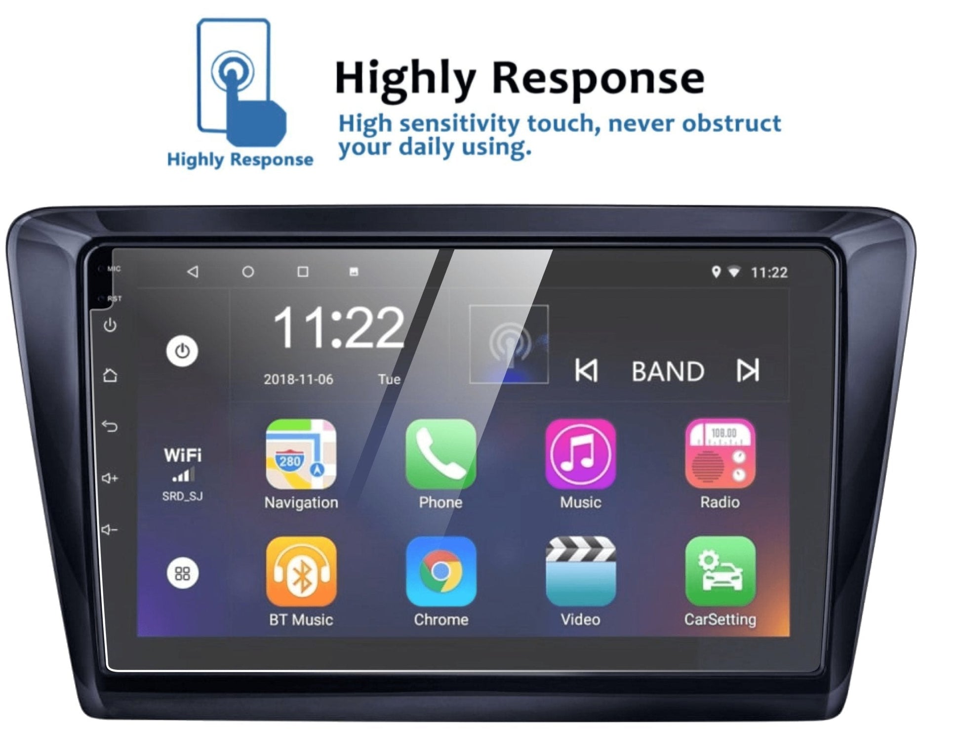 Aftermarket Universal 10 inch Android Stereo Touch Screen Guard [2020-2024] -M10C_UNI