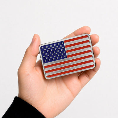 American Flag 3D Metal Sticker Emblem - STICKER_US_FLAG