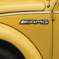 AMG 3D Metal Sticker Silver & Black - 18cm x 2.5cm - STICKER_AMG