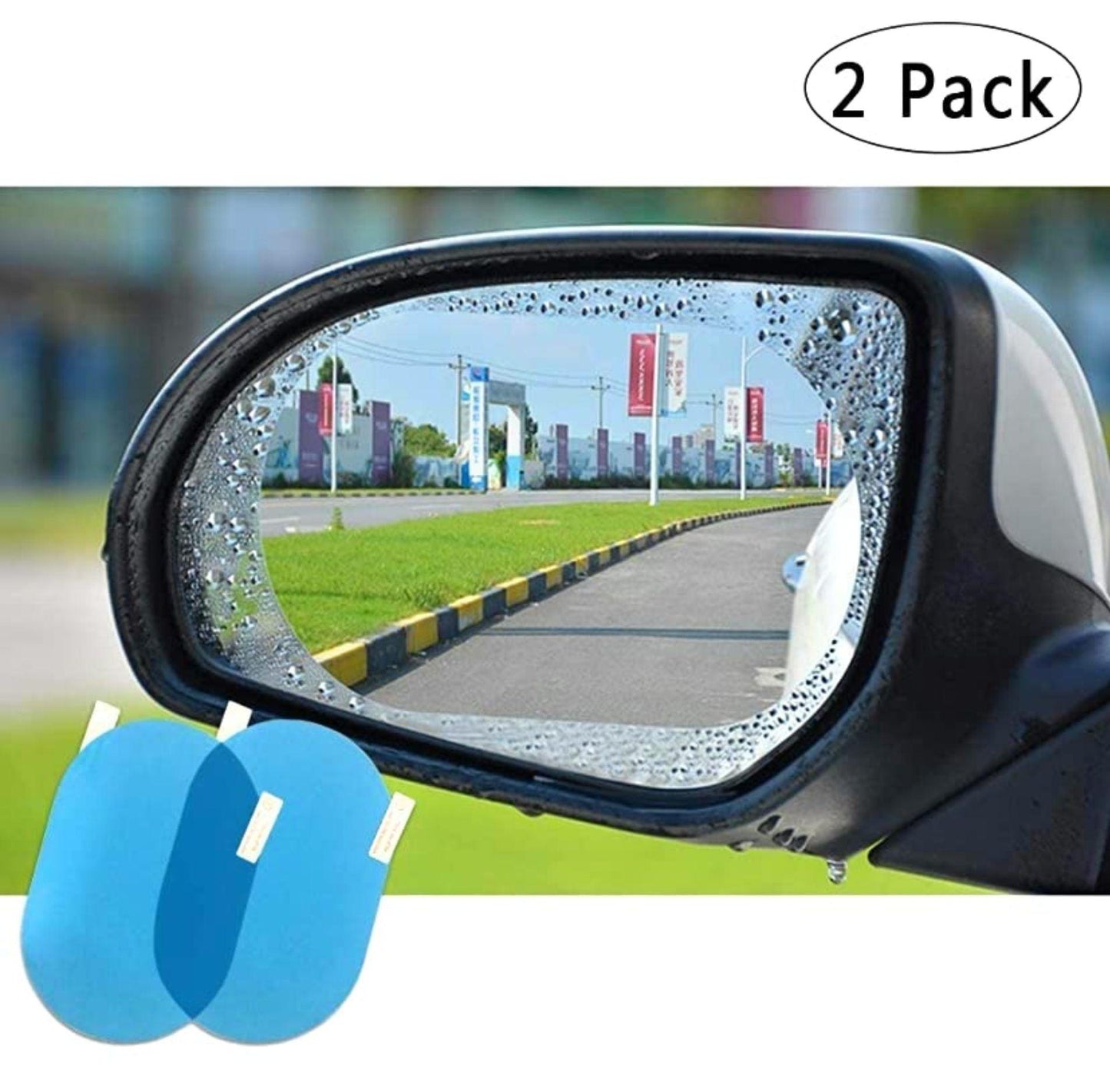 Anti - Fog Film For Car Rear View Mirror ( Anti-water Rainproof film) -VS_2MIRROR