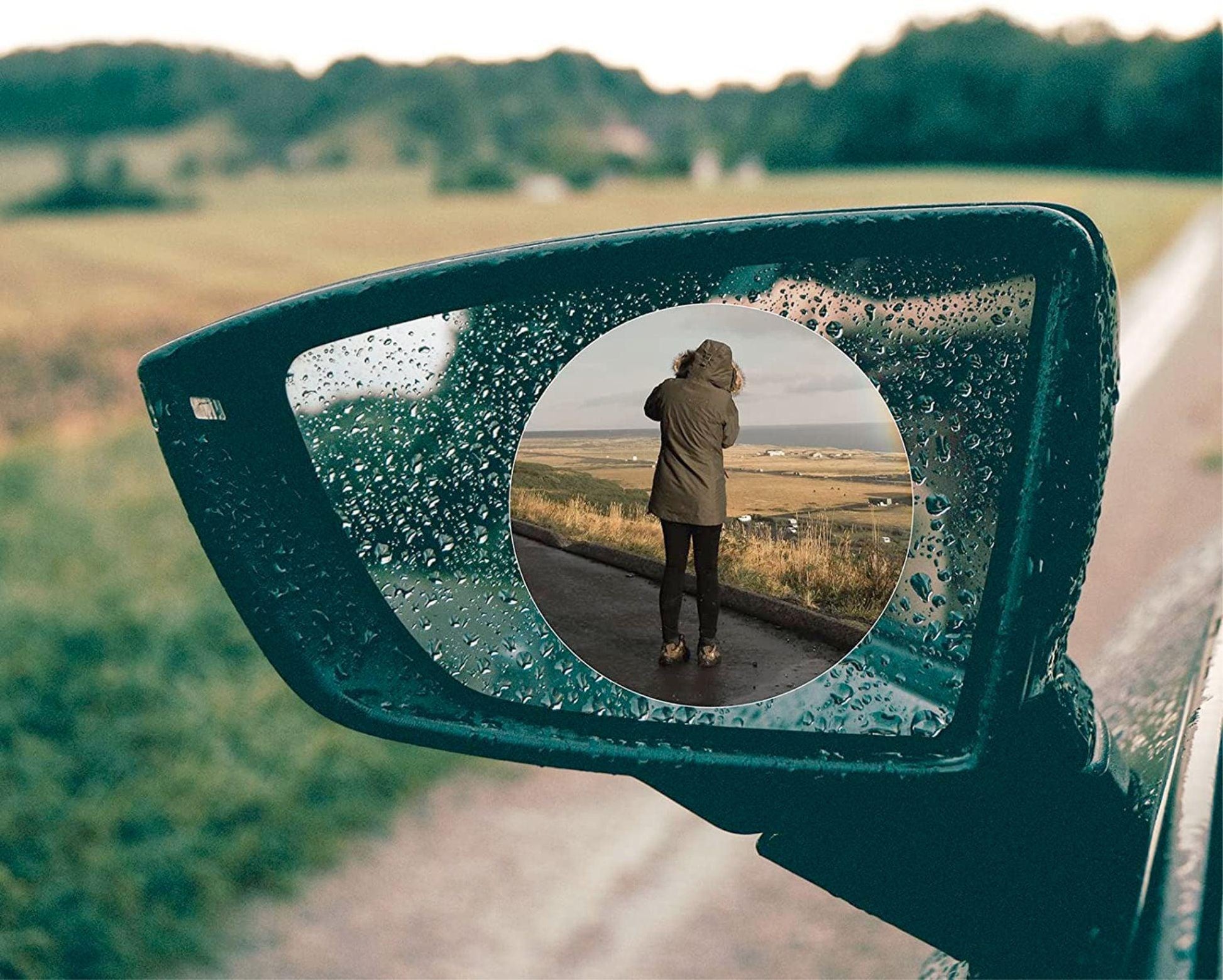 Anti - Fog Film For Car Rear View Mirror ( Anti-water Rainproof film) -VS_2MIRROR