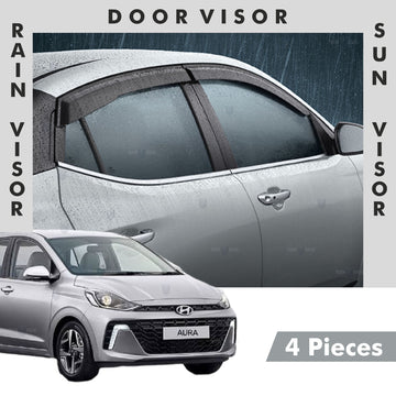 Hyundai Aura Door Visor | Rain Visor | Sun Visor [2020-2026]