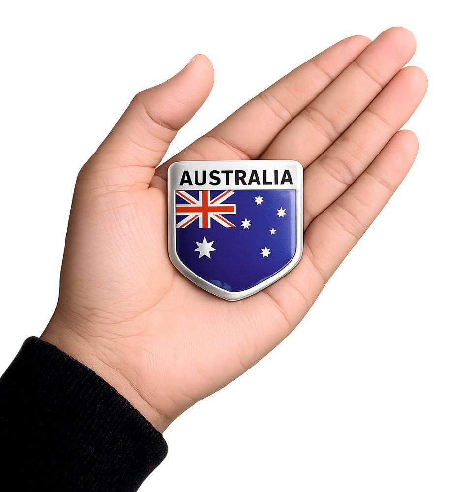 Australia Flag 3D Metal Sticker - STICKER_ASUSTRALIA_FLAG