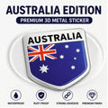 Australia Flag 3D Metal Sticker - STICKER_ASUSTRALIA_FLAG