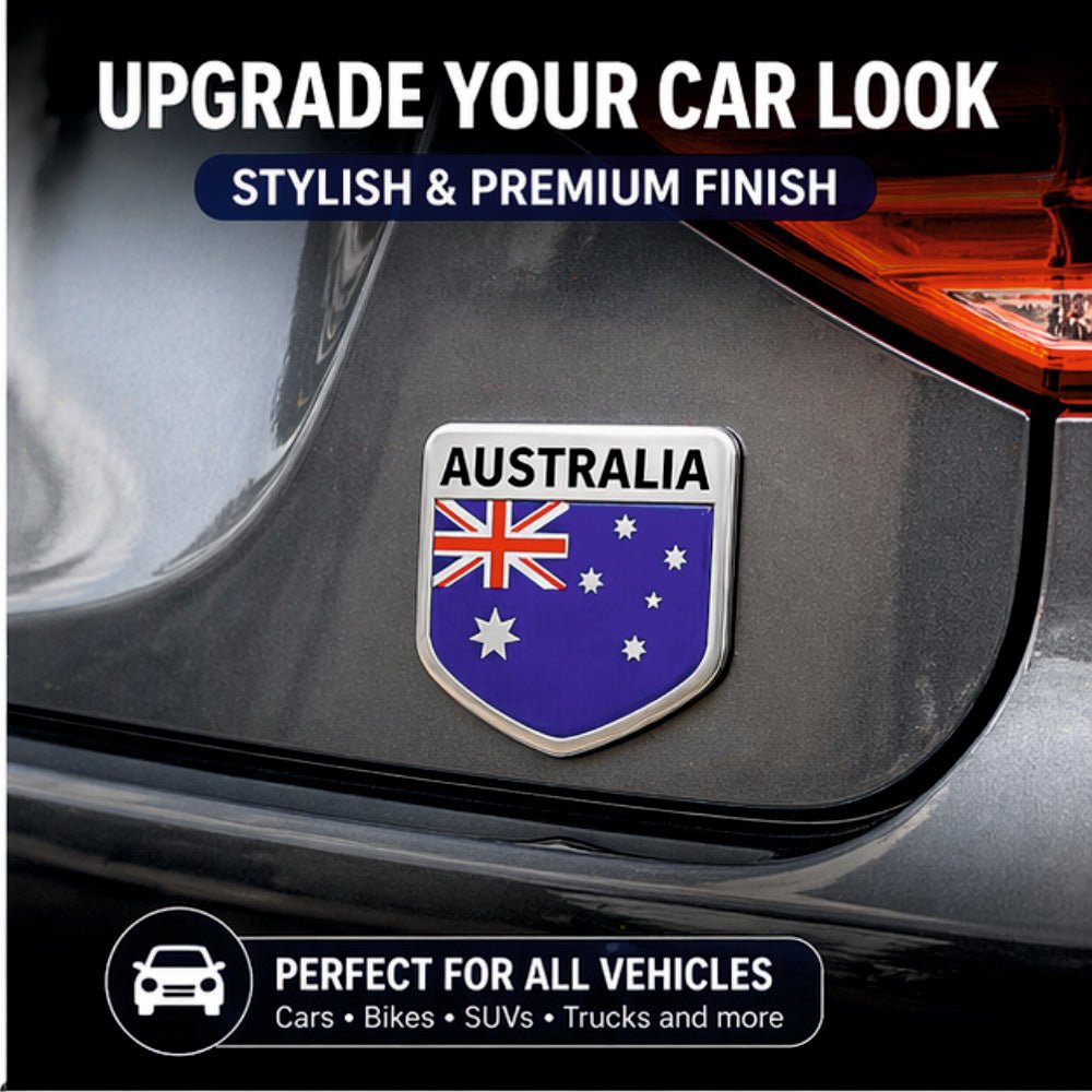 Australia Flag 3D Metal Sticker - STICKER_ASUSTRALIA_FLAG