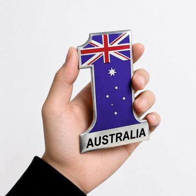 Australia No.1 3D Metal Sticker - STICKER_AUSTRALIA