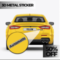 Automatic 3D Logo Car Badge Emblem | 8cm x 3cm | All Vehicle Exterior Decorative Logo, Self - Adhesive - STICKER_AUTOMATIC-D1