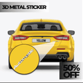 Automatic 3D Logo Car Badge Emblem | 8cm x 3cm | All Vehicle Exterior Decorative Logo, Self - Adhesive - STICKER_AUTOMATIC-D3