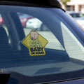 Baby On Board Rear Windshield Sign with Suction Cup | Rear Window Silicon Car Sticker -BABYONBOARD