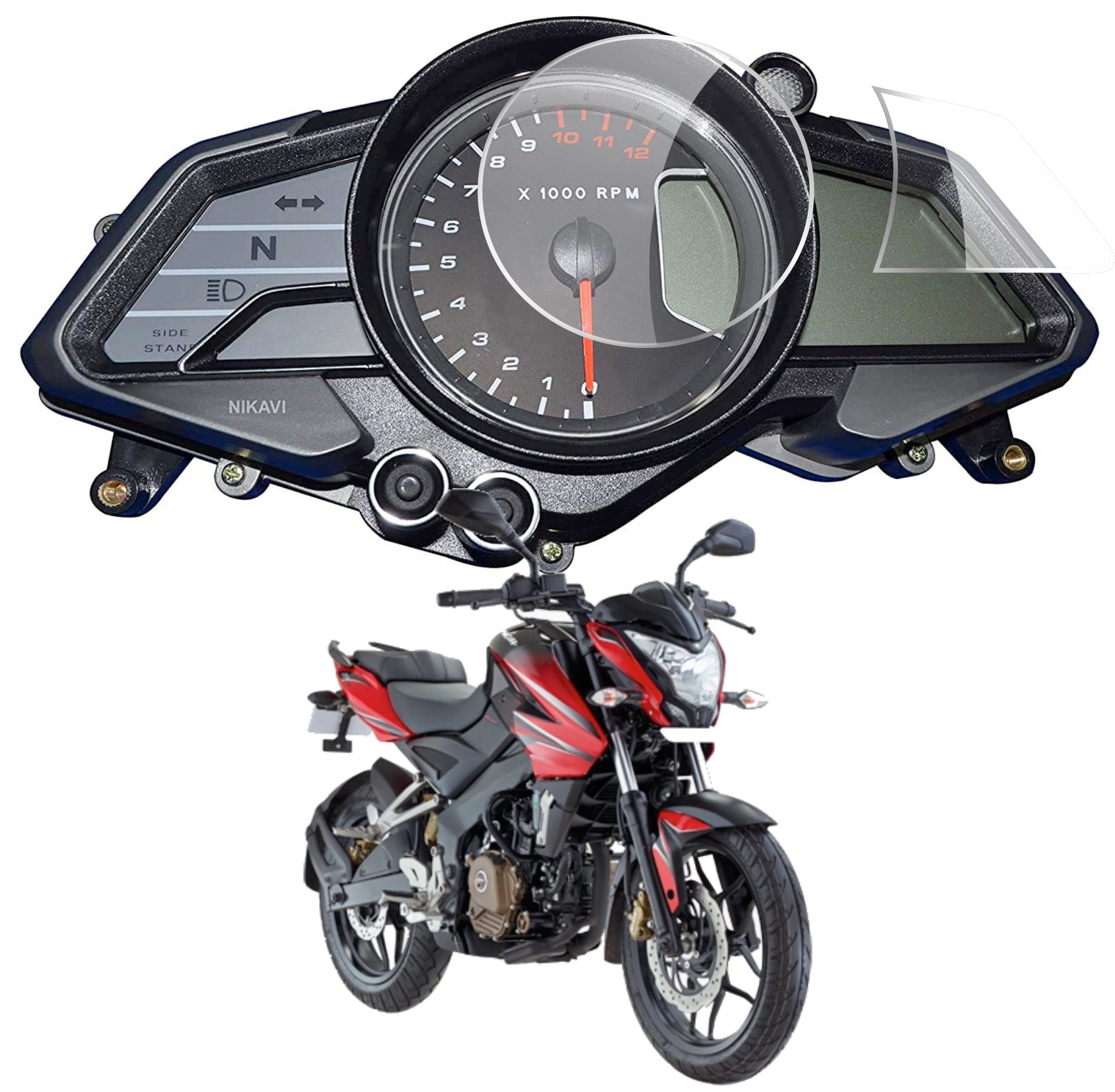 Bajaj Pulsar NS200 RS200 Accessories Speedometer Screen Guard