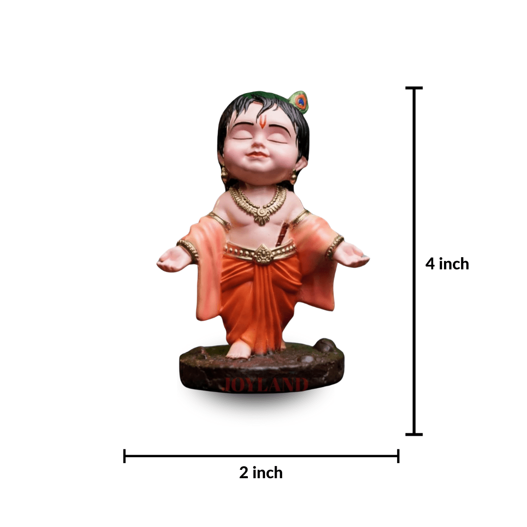 Bal Gopal Krishna idol For Car Dashboard Accessories - BALKRISHNA