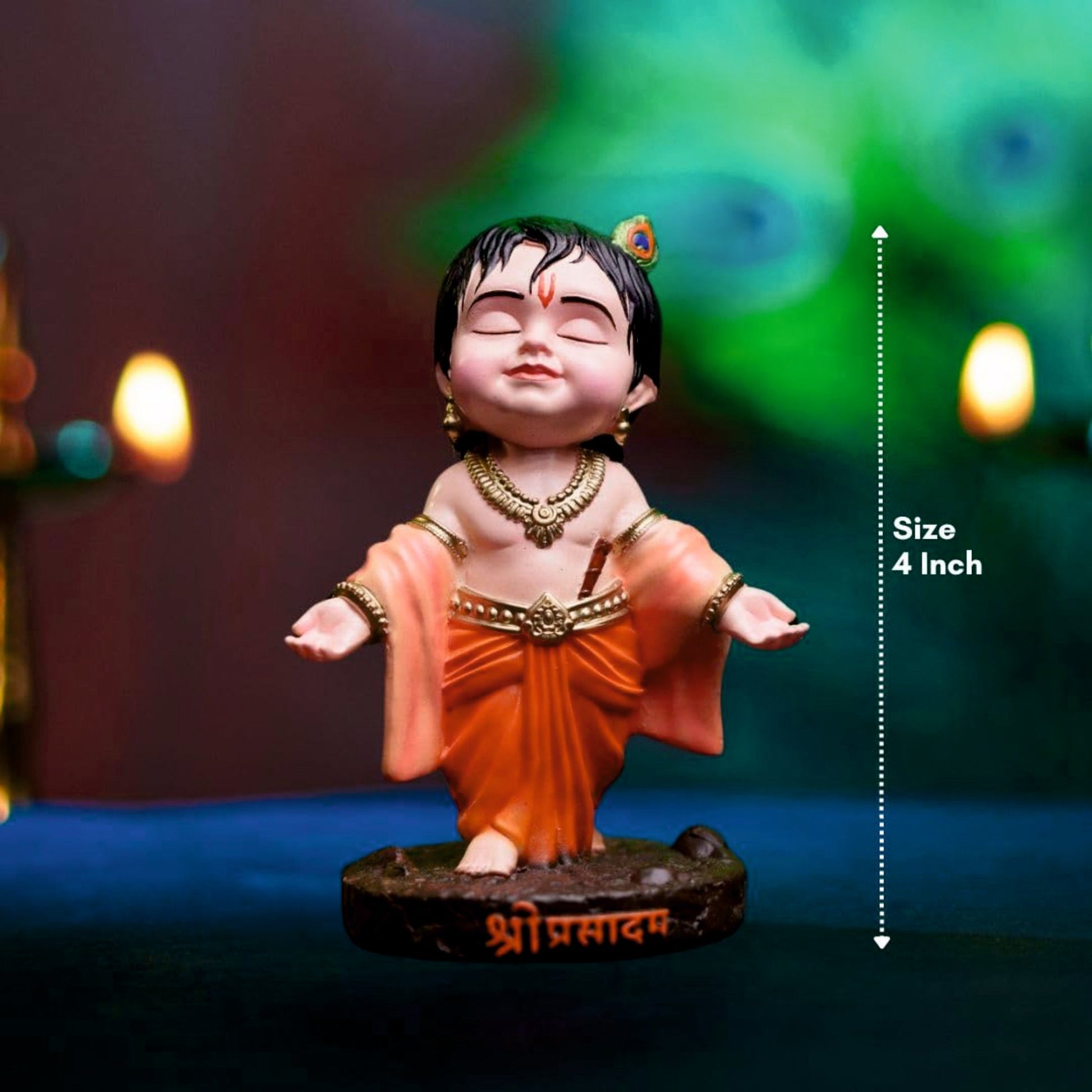 Bal Gopal Krishna idol For Car Dashboard Accessories - BALKRISHNA