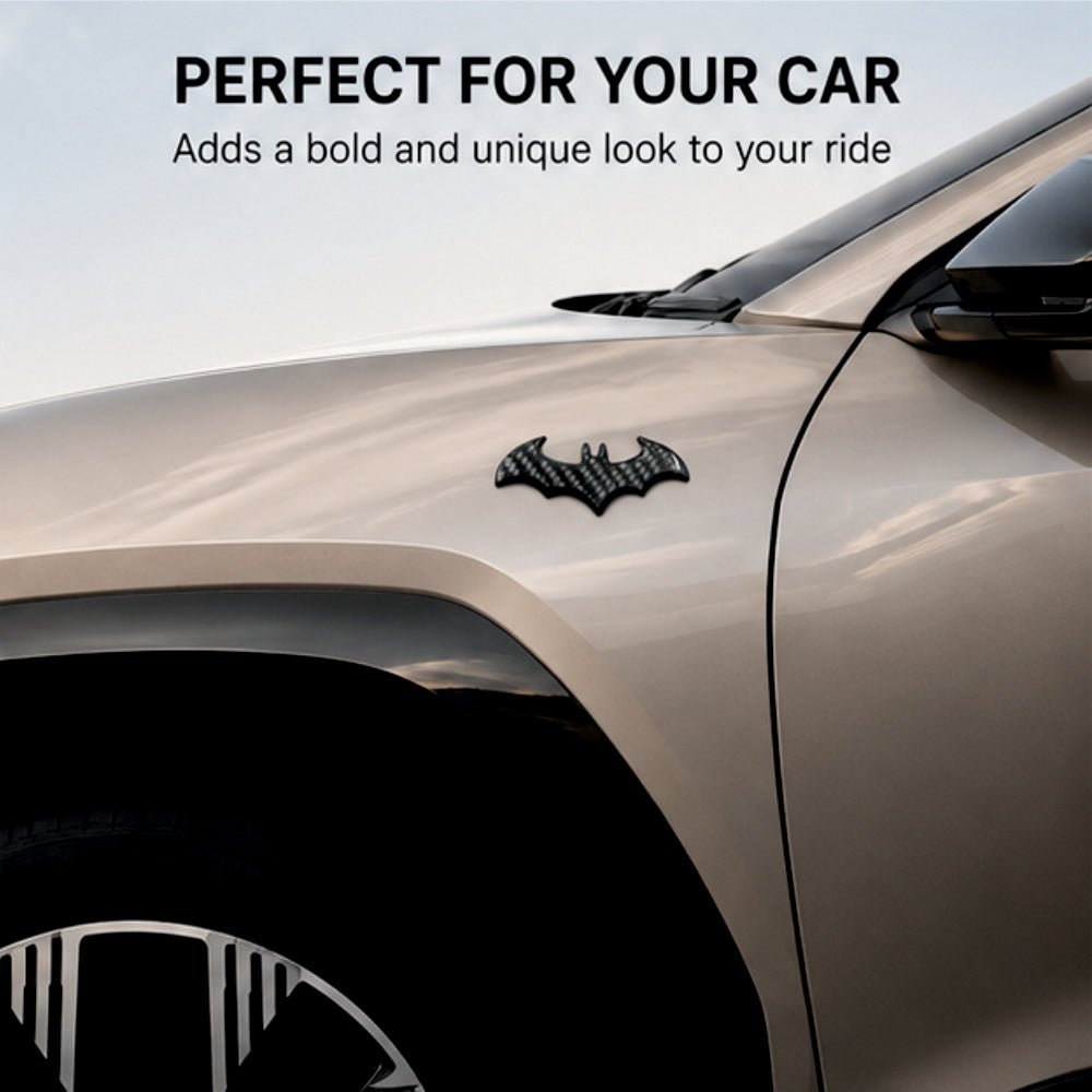 Batman Carbon Gel Finish Fiber 3D Sticker - BATMAN_CARBON_FIBER