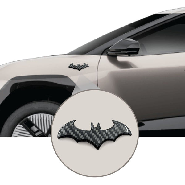 Batman Carbon Gel Finish Fiber 3D Sticker - BATMAN_CARBON_FIBER