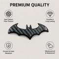 Batman Carbon Gel Finish Fiber 3D Sticker - BATMAN_CARBON_FIBER