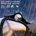 Batman Style Car Mirror Rain Guard with Convex Mirror (Pack of 2) - EYEBROW_BATMAN