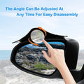 Batman Style Car Mirror Rain Guard with Convex Mirror (Pack of 2) - EYEBROW_BATMAN