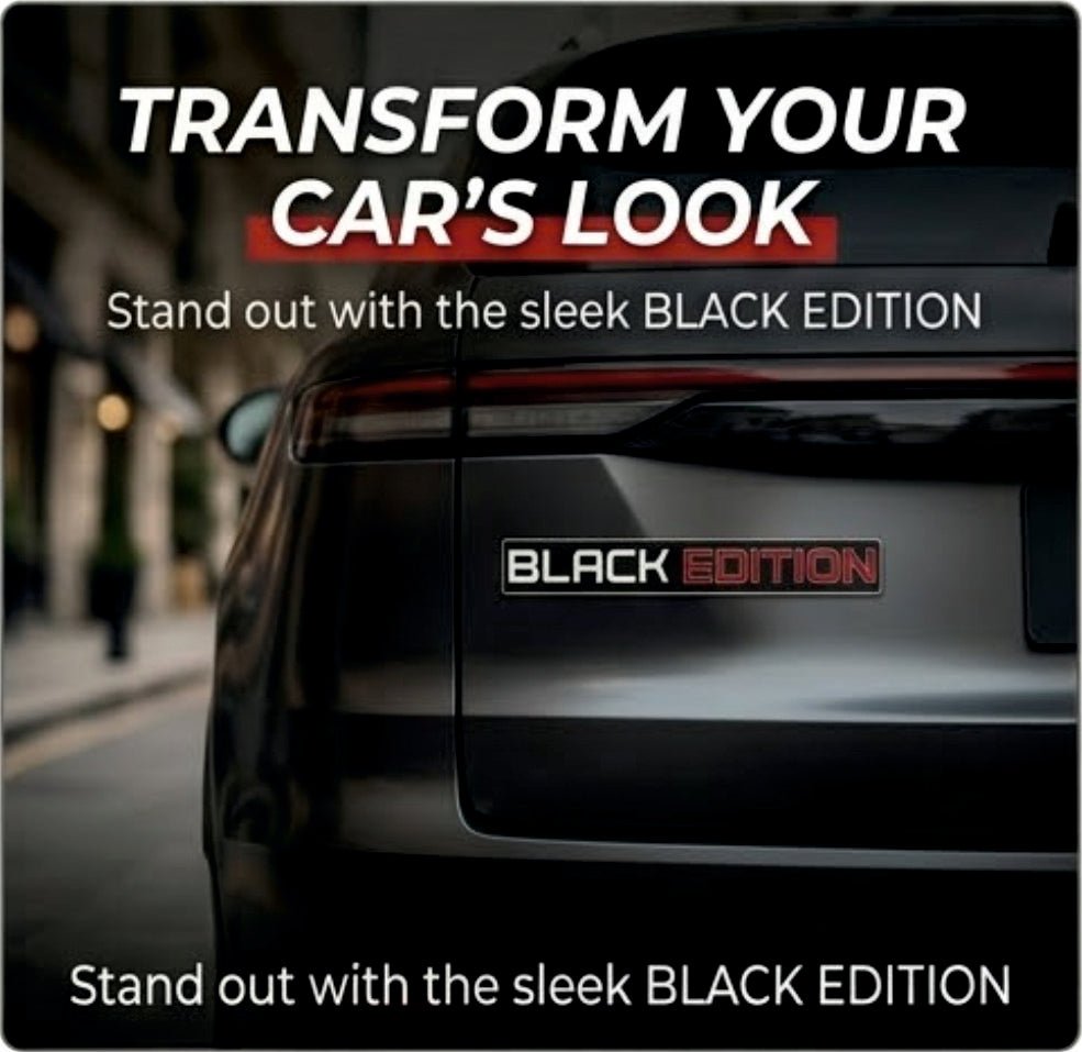 Black Edition 3d Metal Sticker - STICKER_BLK_EDITION