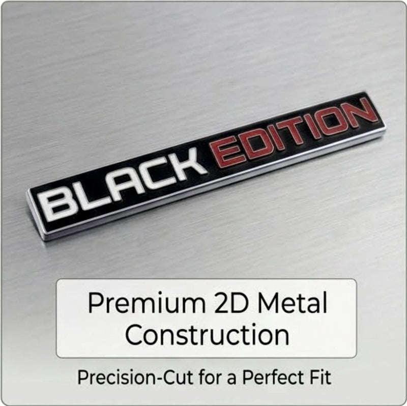 Black Edition 3d Metal Sticker - STICKER_BLK_EDITION
