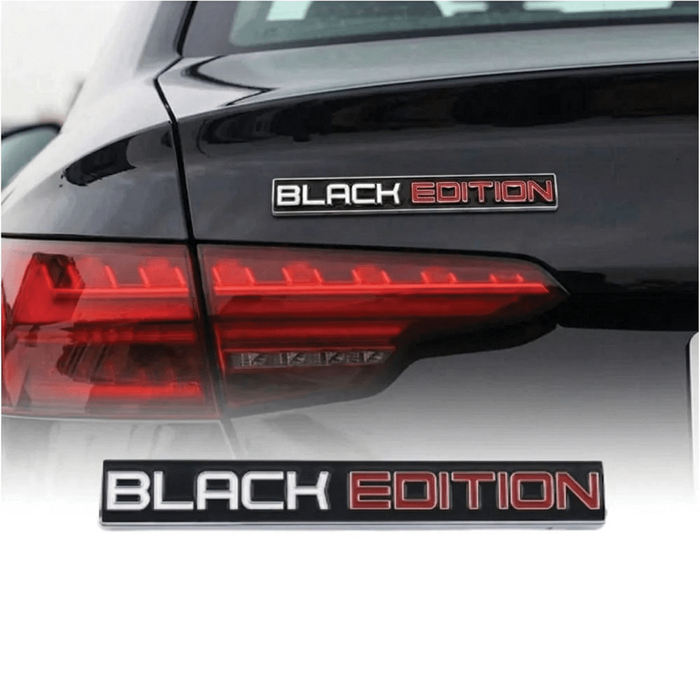 Black Edition 3d Metal Sticker - STICKER_BLK_EDITION
