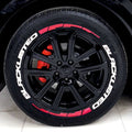 BLACKLISTED Permanent Tire Stickers Fit for All Cars & SUVs - T_STICKER_BLK_LISTED