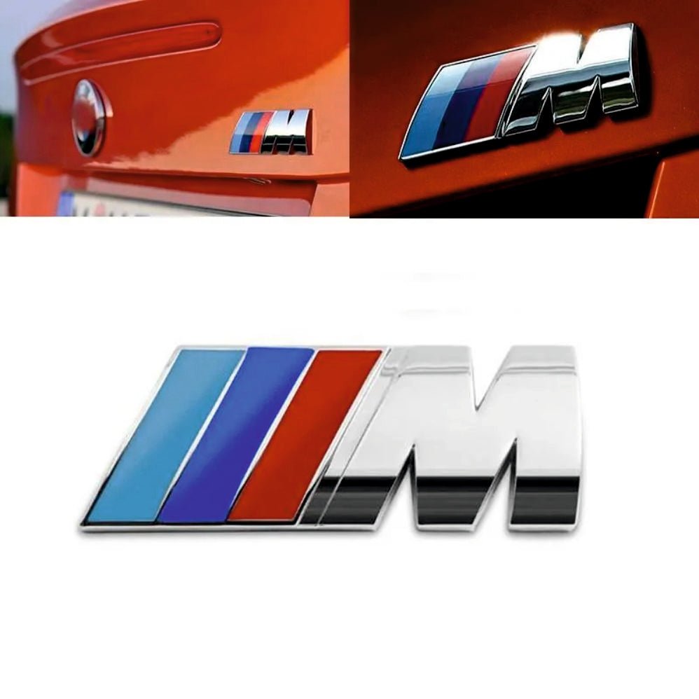 BMW M Logo 3D Metal Sticker Emblem - STICKER_M_LOGO_BLK