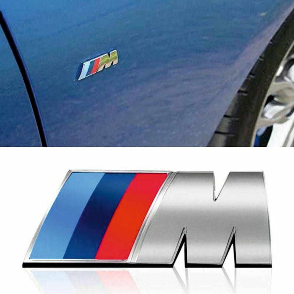 BMW M Logo 3D Metal Sticker Emblem - STICKER_M_LOGO_BLK