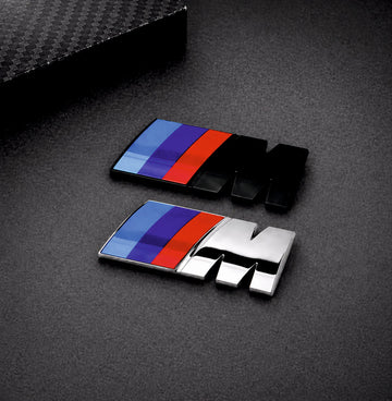BMW M Logo 3D Metal Sticker Emblem - STICKER_M_LOGO_BLK