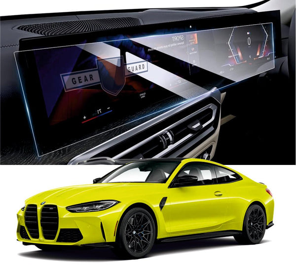 BMW M4 Car Accessories Touch Screen Infotainment System Screen Guard - CFC_BMWM4