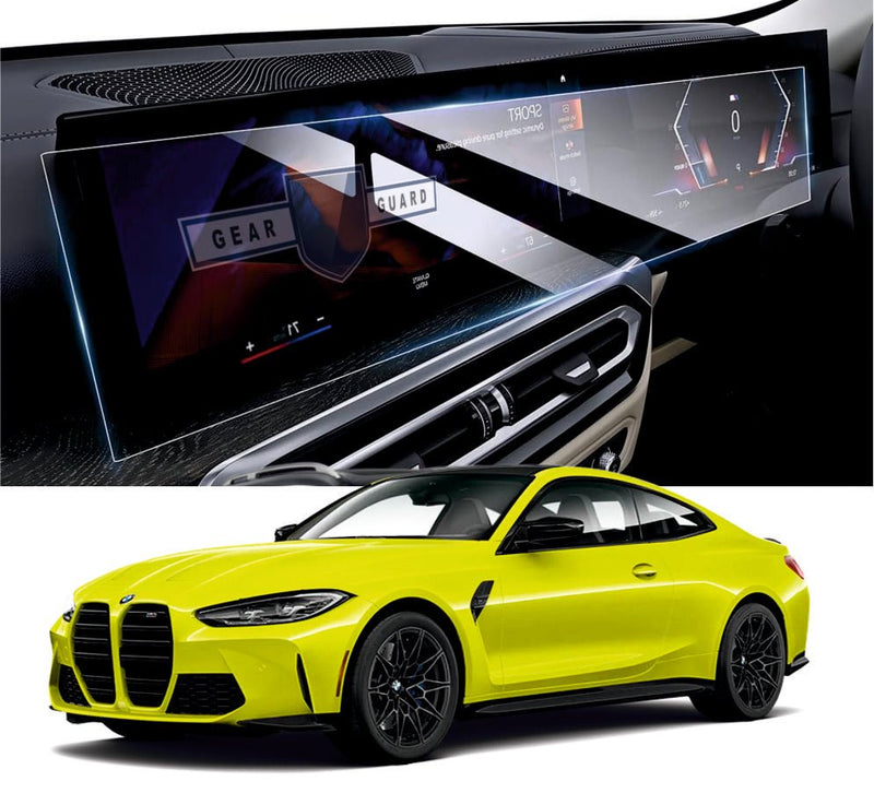 BMW M4 Car Accessories Touch Screen Infotainment System Screen Guard - CFC_BMWM4