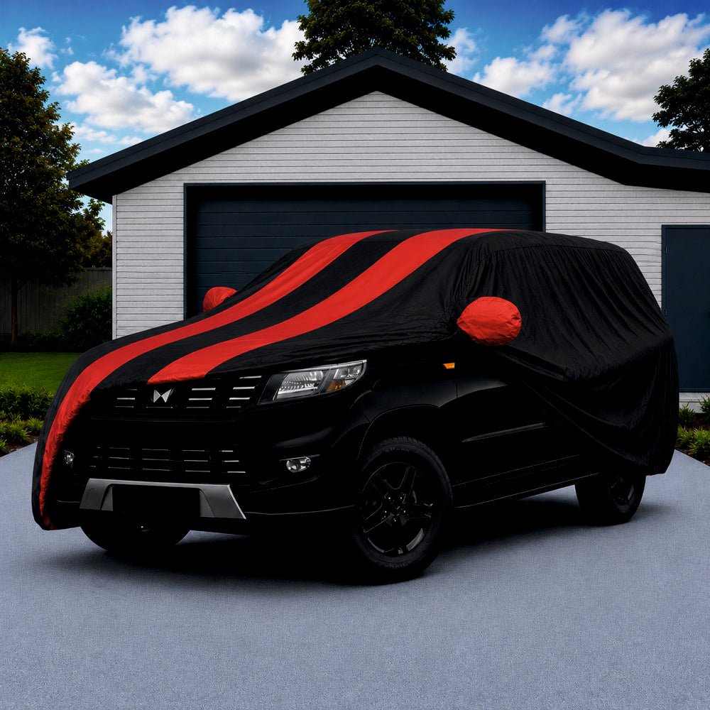 Camouflage Waterproof Car Body Cover for Mahindra Bolero Neo -COVER_BOLER_A7XL_STRIP