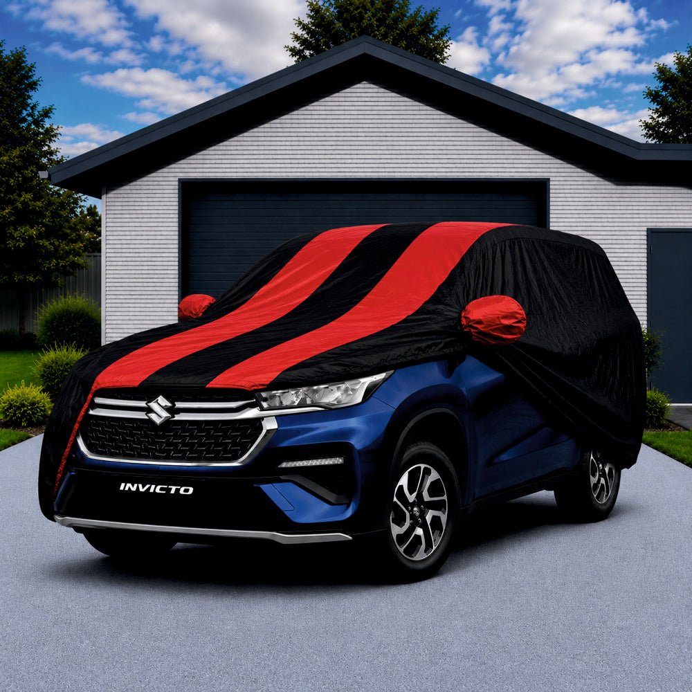 Camouflage Waterproof Car Body Cover for Maruti Suzuki Invicto -COVER_INVCT_A7XL_STRP