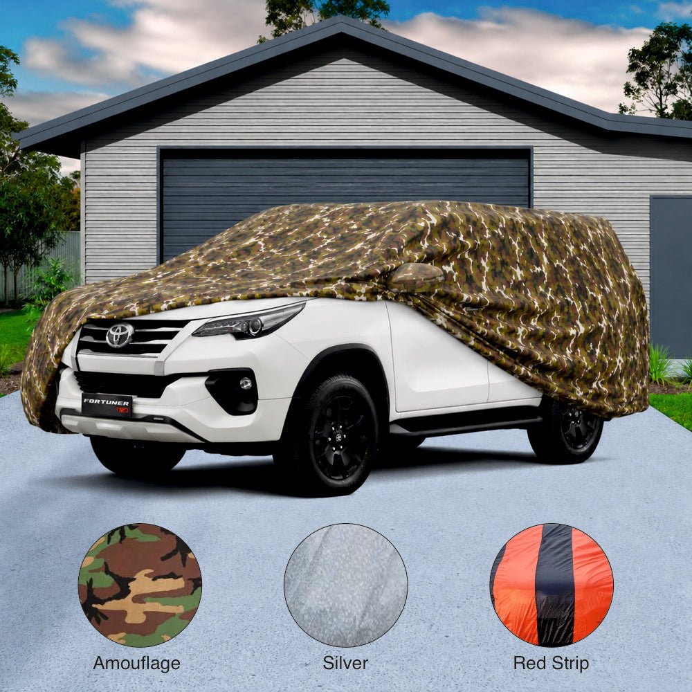 Camouflage Waterproof Car Body Cover for Toyota Fortuner -COVER_FORT_A7XL_CAMO