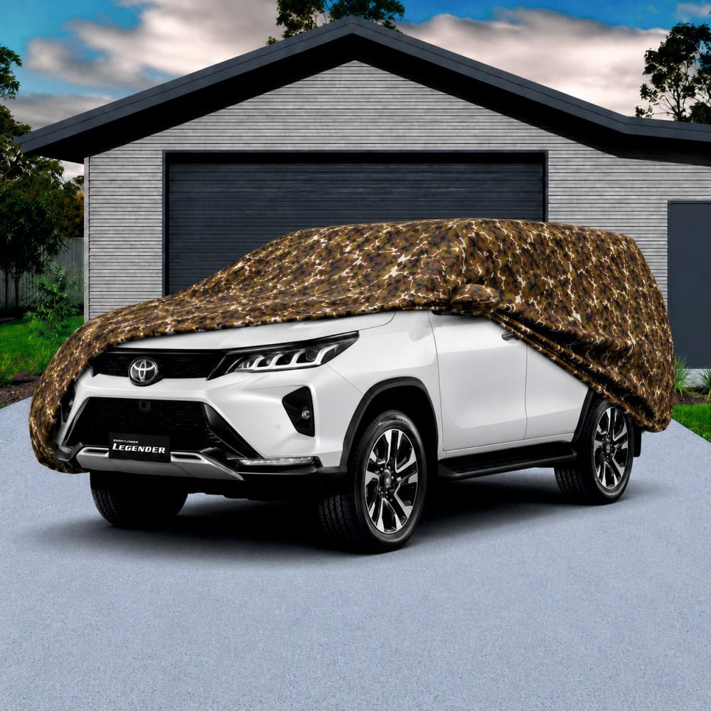 Camouflage Waterproof Car Body Cover for Toyota Fortuner Legender -COVER_LEGE_A7XL_CAMO