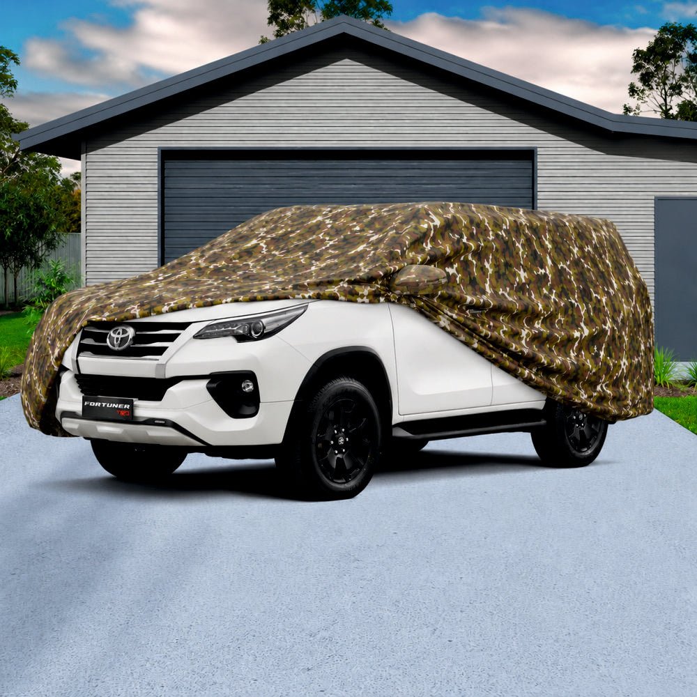 Camouflage Waterproof Car Body Cover for Toyota Fortuner Legender -COVER_LEGE_A7XL_CAMO