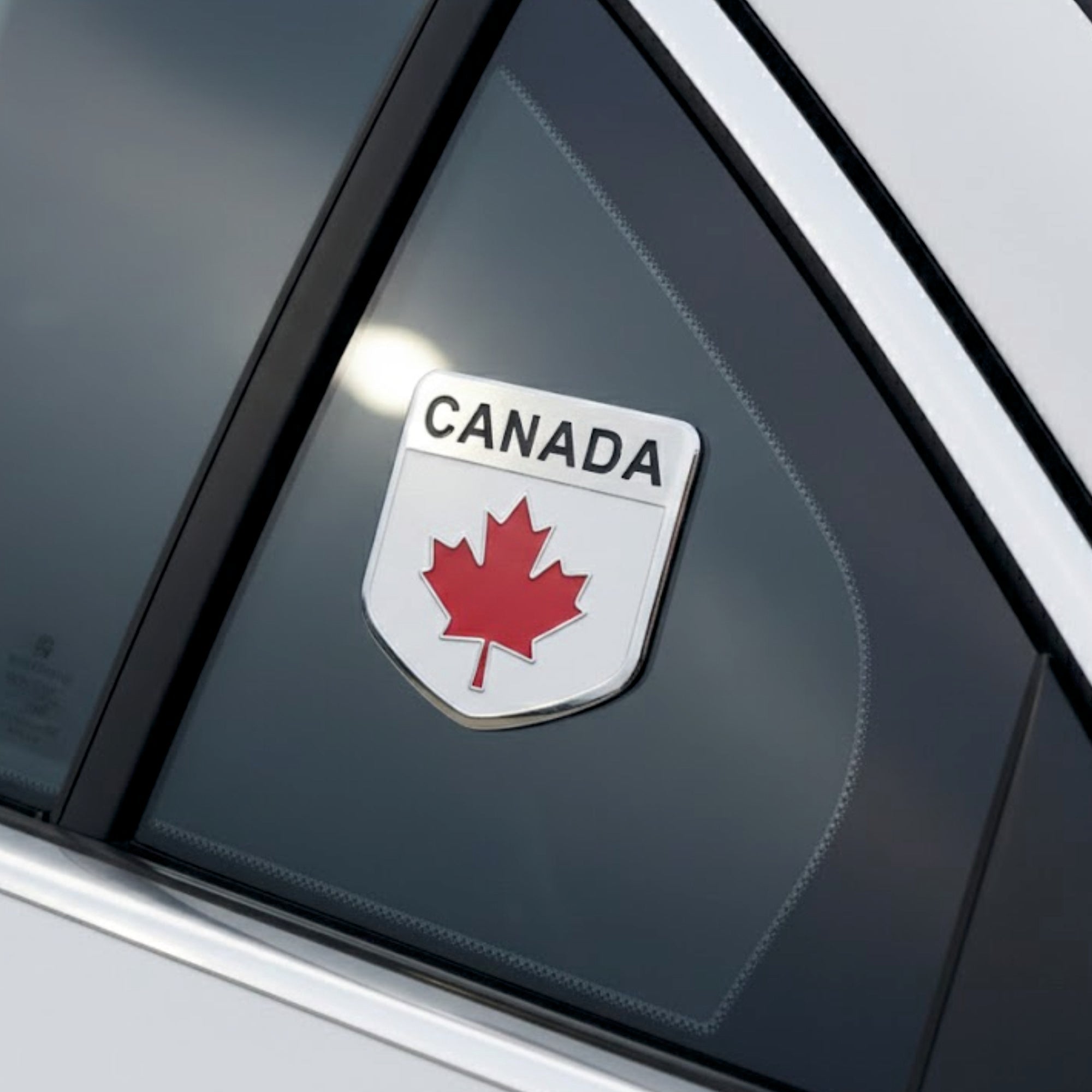 Canada Logo 3D Metal Sticker 5cm x 5cm | Gear Guard