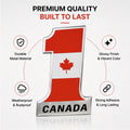 Canada No.1 3D Metal Sticker - STICKER_CANADA_NO1