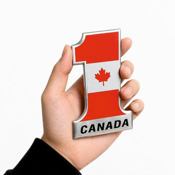 Canada No.1 3D Metal Sticker - STICKER_CANADA_NO1