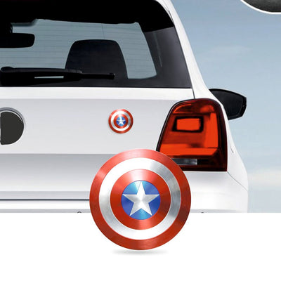 Captain America Shield 3D Metal Sticker - STICKER_CA_SHIELD