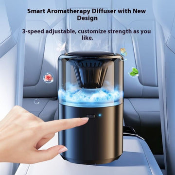 Car Air Freshener Aroma Diffuser and Humidifier With Amibent Lighting - DIFFUSER_RGB