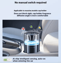 Car Air Freshener Aroma Diffuser and Humidifier With Amibent Lighting - DIFFUSER_RGB