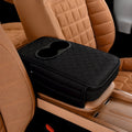 Car Armrest Cushion with Cup Holder -ARMREST_CUPHOLDER_BLK