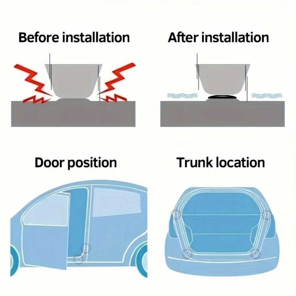 Car Door Shock Absorber Protector Rubber Guard -SHOCK_ABS_SPORTS
