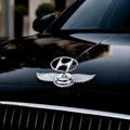 Car Front Hood 3D Metal Emblem Logo -SP_HYUNDAI_WING_LOGO
