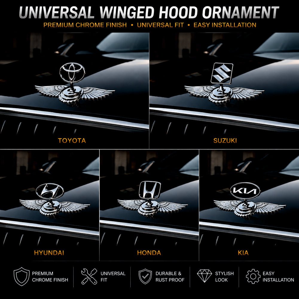 Car Front Hood 3D Metal Emblem Logo -SP_KIA_WING_LOGO