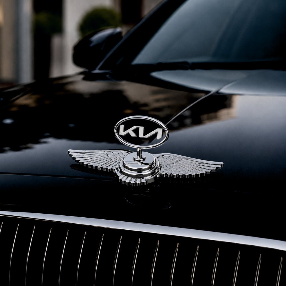 Car Front Hood 3D Metal Emblem Logo -SP_KIA_WING_LOGO