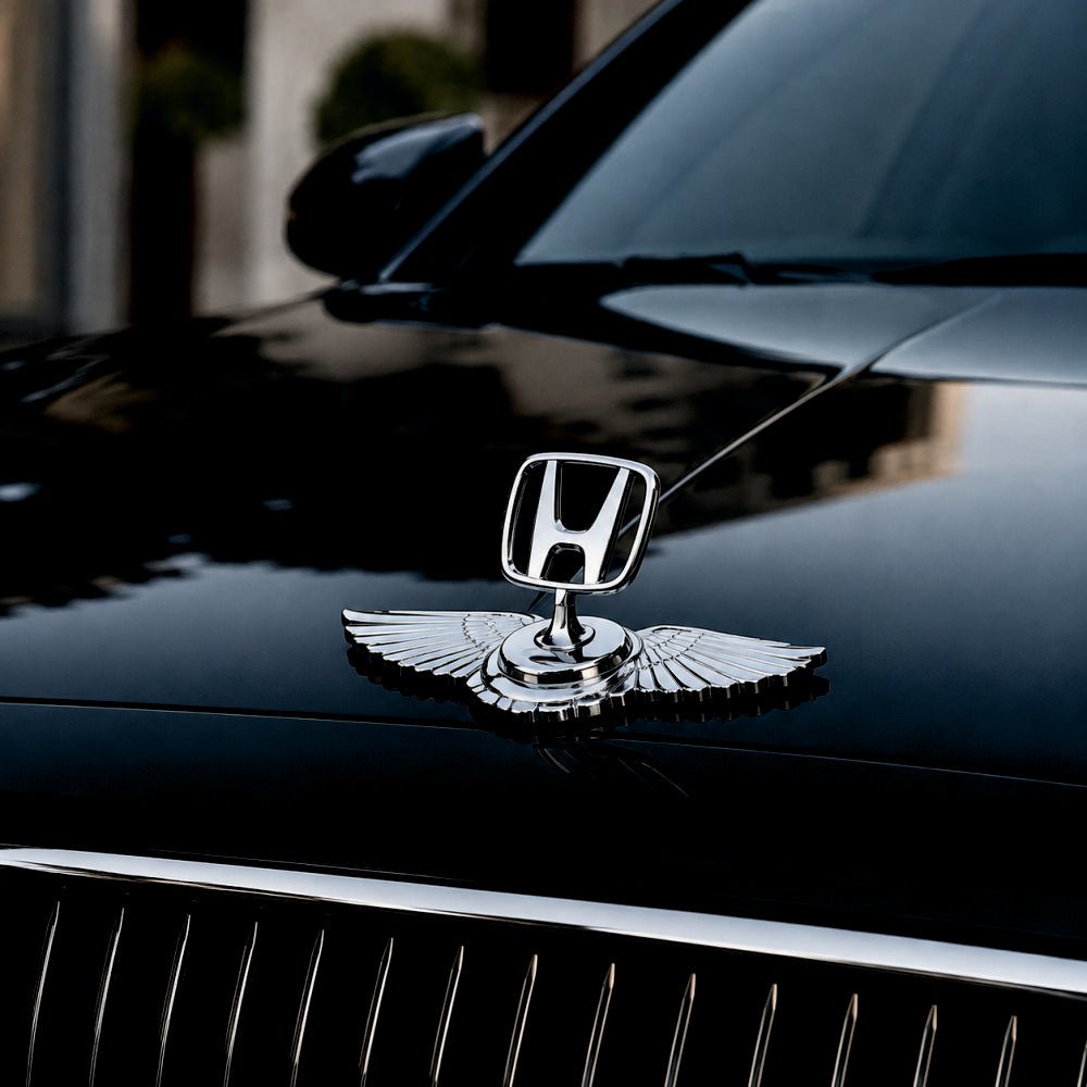 Car Front Hood 3D Metal Emblem Logo -SP_HONDA_WING_LOGO